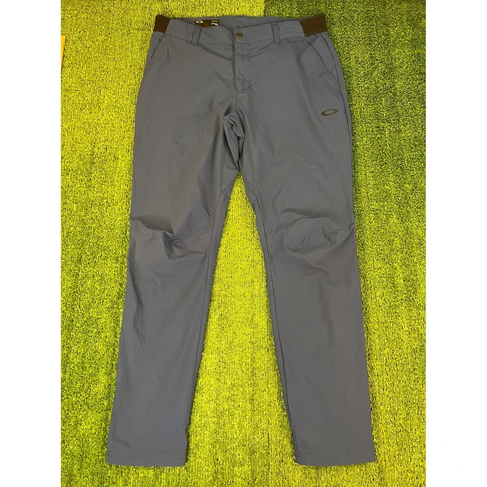 Oakley Mens Performance Fit Pants Blue Size 34 Technical Active Trousers